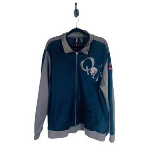 Quiksilver | Vintage Full Zip Track Jacket Blue & Gray Men’s Size Large GUC
